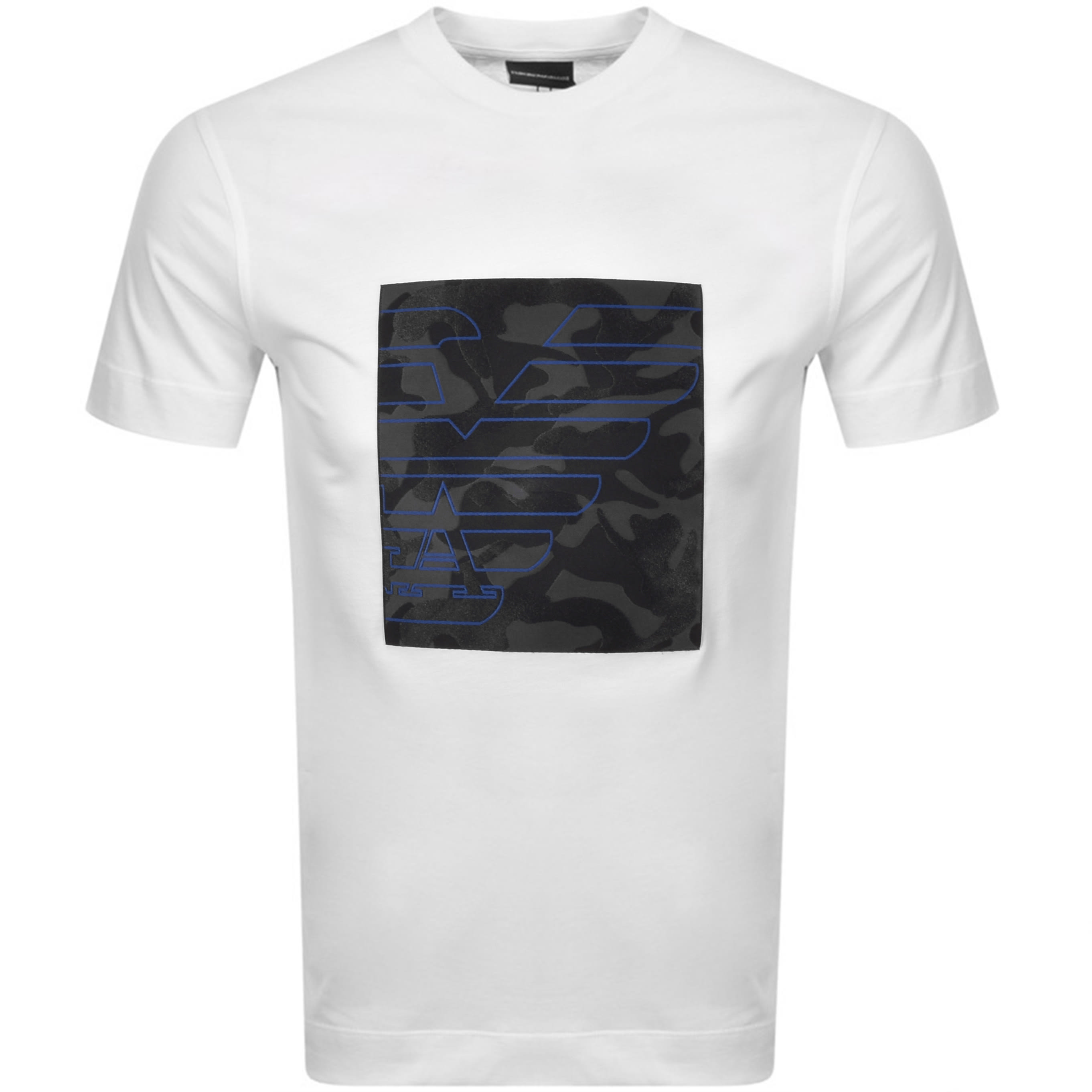 Alternative Image for ProductEmporio Armani Crew Neck Logo T Shirt White1